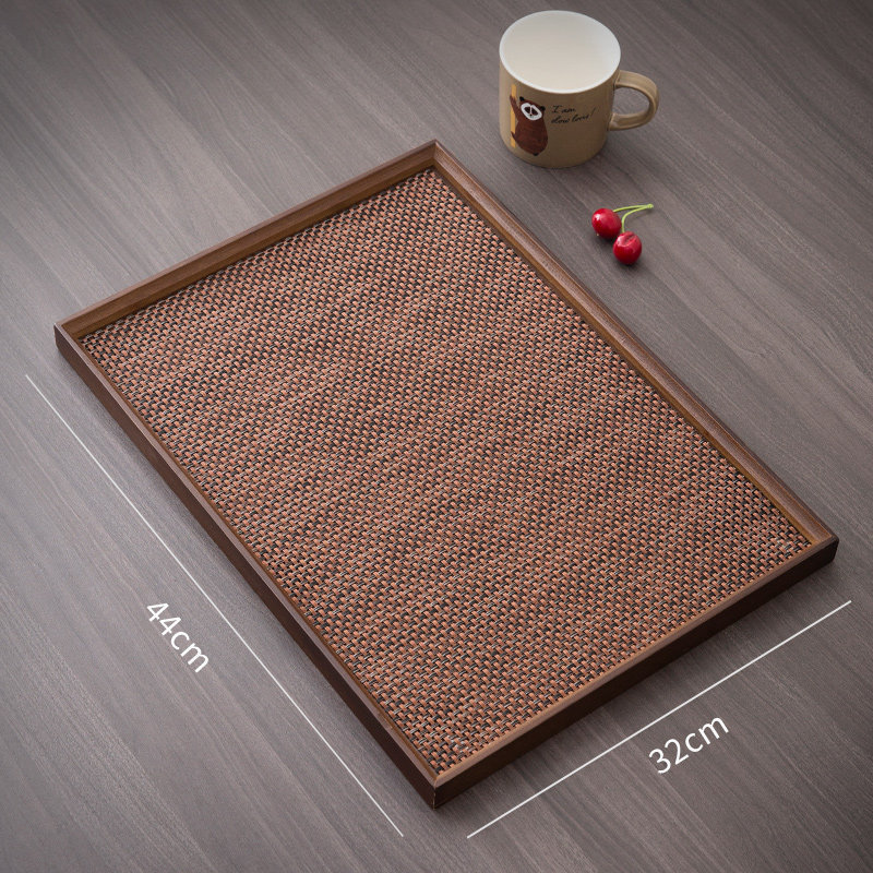 106 44*32*2.5 Walnut-colored right-angle placemat
