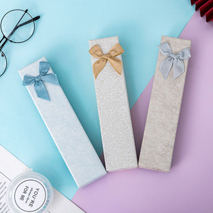 Kağit kutu yay düğüm dikdörtgen hediye kolye hediye kutusu takı boş kutu hediye karışımı renk almak - Product Image 6