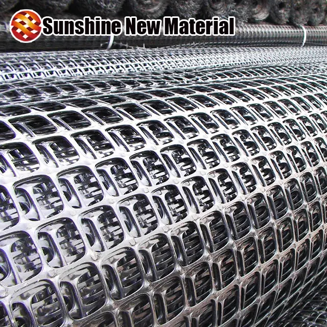 Cheap Price Plastic Fence Geogrid Mesh Soil Stabilization Biaxial Geogrid For Kenya