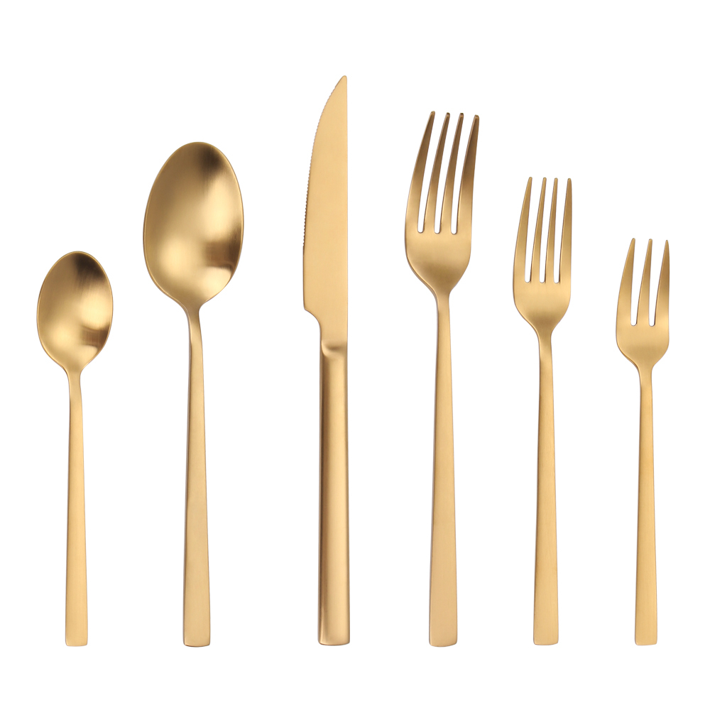 6pcs oro opaco (B)