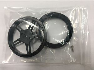 60*8MM CUSTOM PLASTIC WHEELS for COMBAT ROBOTICS Building a Small Robot Smart Car DIY STEM Education - Product Image 5