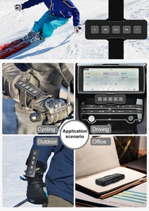 Metrn防水多媒体遥控器，带滑雪和骑自行车的大按钮 - Product Image 4