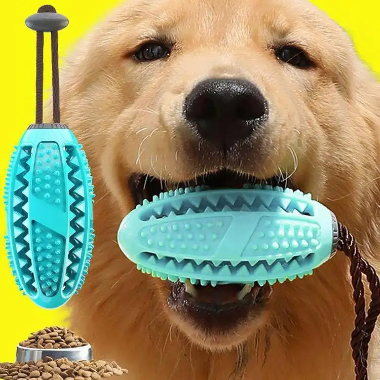 โรงงาน OEM มาใหม่ที่กําหนดเองทนทานแปรงสีฟันยาง, Tpr อาหารสุนัขแปรงสีฟันติดสุนัขเคี้ยวของเล่น/