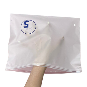 Custom Printed Matte Frosted Ziplock Bags Pvc Zip Lock Bags for Clothes - Product Image 1