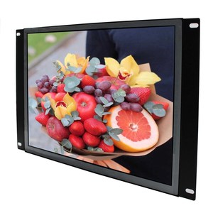 Monitor Lcd 12,1, pantalla de caja de Metal, Monitor de ordenador, Monitor Industrial completamente impermeable de 12,1 pulgadas con placa de Audio Dvi Vga - Product Image 2
