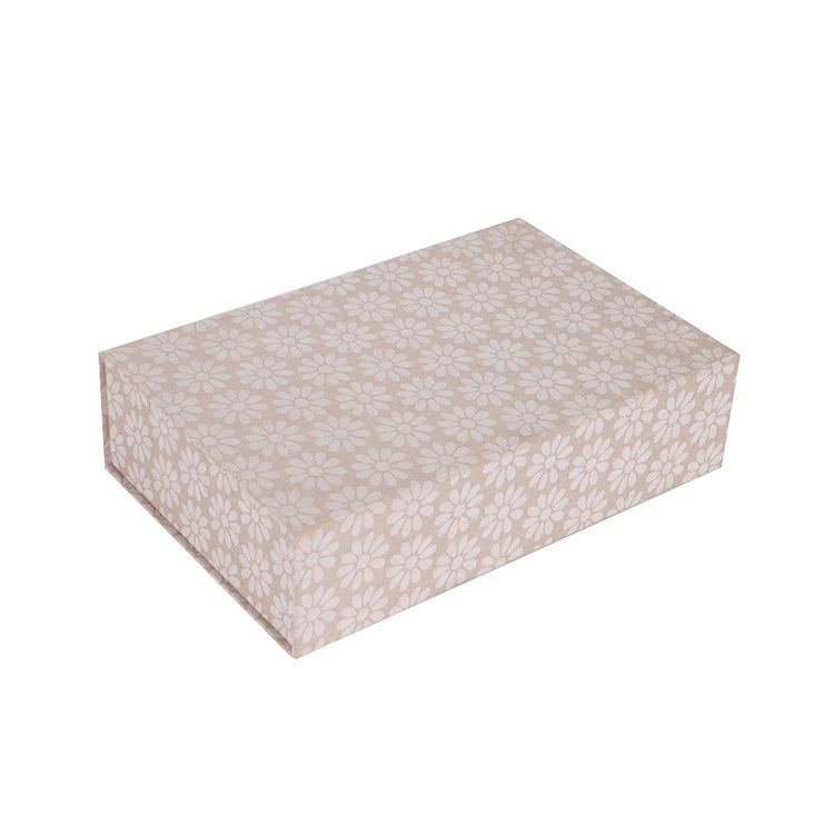 Confezione regalo con chiusura magnetica pieghevole per imballaggio di abbigliamento al dettaglio di lusso bianco di colore di stampa personalizzato - Product Image 1