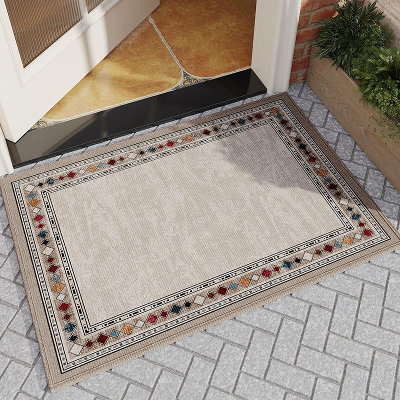 Semelle en caoutchouc velours coton bambou - Grant Red