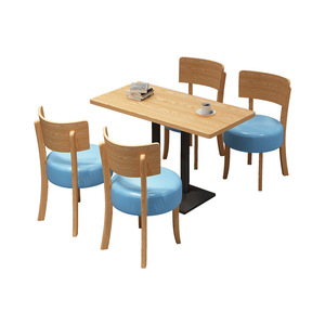 Hiện đại hợp thời trang trà sữa cửa hàng bàn ghế quán cà phê ghế sofa quầy bar gian hàng Snack Món Tráng Miệng Burger thức ăn nhanh Bàn và ghế Bộ - Product Image 5