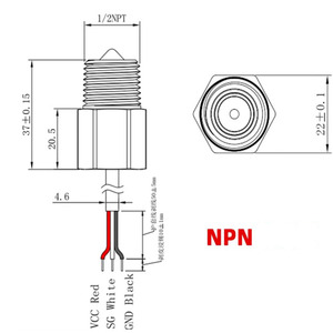 Taidacent 5V 24V NPN PNP carburante benzina Diesel serbatoio livello liquido sensore ottico livello liquido rilevatore 1/2 NPT SS sensore di livello