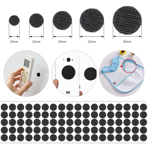 100% nailon para cinta mágica adhesivo fuerte pegamento trasero transparente DOT tamaño personalizado Color gancho punto bucle autoadhesivo libros silenciosos - Product Image 3