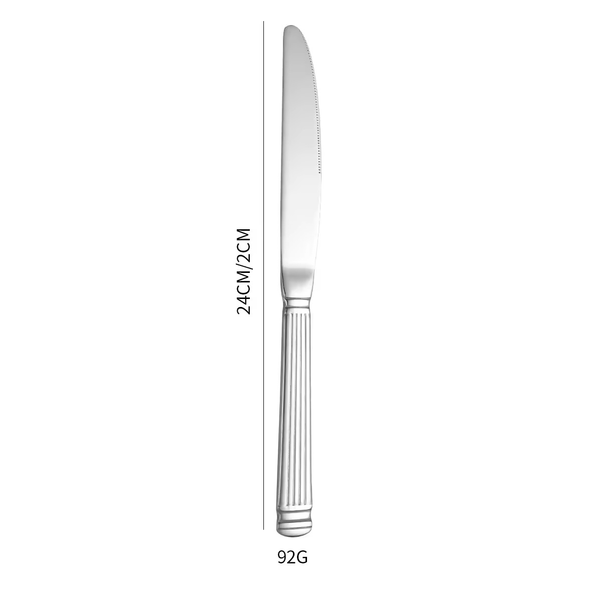 Cuchillo de mesa de plata