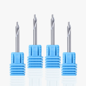 JR112 CNC Milling Cutter 45 Degree <strong>Chamfering</strong> Single Flute Spiral Combination Carbide <strong>End</strong> <strong>Mill</strong> for Acrylic PVC Glass