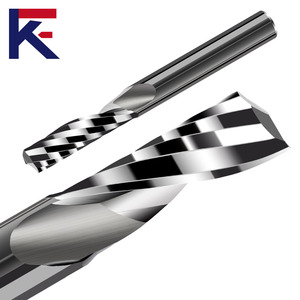 KF tek flüt Spiral freze kesicisi için akrilik ve PVC Spiral tek kenar <span class=keywords><strong>End</strong></span> Mill Cnc makinesi Tungsten çelik aracı - Product Image 4