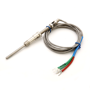 WZPT-202 The <strong>compression</strong> <strong>spring</strong> fixed RTD Pt100 <strong>temperature</strong> <strong>sensor</strong> made in china factory - Product Image 1