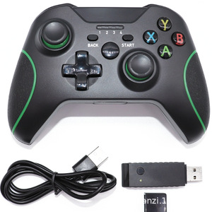 ตัวควบคุมเกมไร้สาย2.4G สำหรับ x BOX ONE/One S อะแดปเตอร์ USB จอยสติ๊กสำหรับ PS3/PC Win 7/8/10 /Android สมาร์ทโฟน