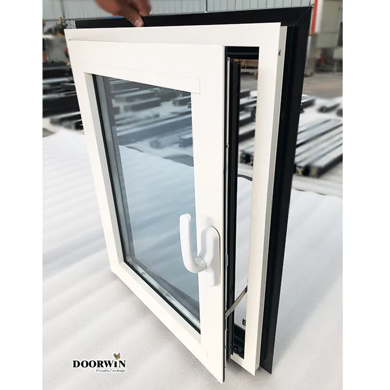 China Manufacturer Thermal Break Aluminium Low E Glass Double Glazed Advanced Technology White Aluminum Windows