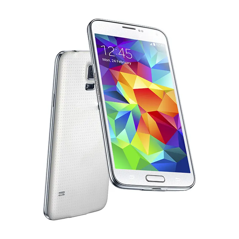 โทรศัพท์มือถือเกรด A + ของแท้สำหรับ Samsung S5 G900F G900M G900I