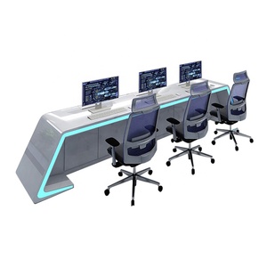 Haoyuan tùy chỉnh thông minh văn phòng bàn chỉ huy trung tâm giao diện điều khiển Ergonomic LED máy trạm - Product Image 6