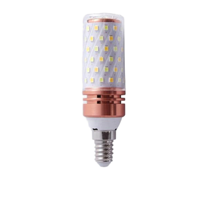 หลอดไฟ LED E14 E14 12W 16W เปลี่ยนสีได้2สีคงที่ปัจจุบันหัวล้านแข็งแรง - Product Image 4