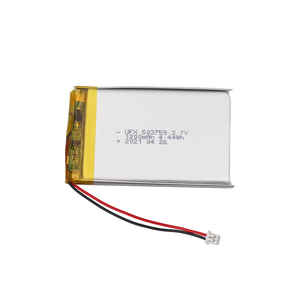 リチウム電池サプライヤー供給ホットセール製品UFX503759 1200mAh 3.7V Li-poバッテリーパック、PCM付きレコーダー駆動用
