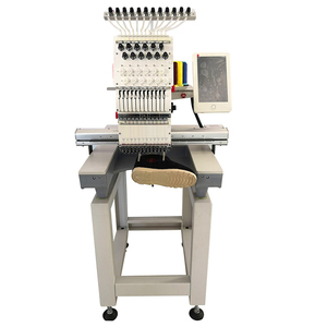Hot Sale <strong>Computer</strong> 12/15 Needles Single Head Computerized Embroidery Machine <strong>Computer</strong> for T Shirt logo Label Embroidery Machine - Product Image 2