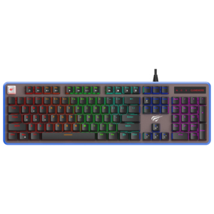 Teclado mecánico retroiluminado de tamaño completo para Gaming, teclado colorido Led Rgb para PC, Kb870L Havit Oem, USB 104 teclas - Product Image 5
