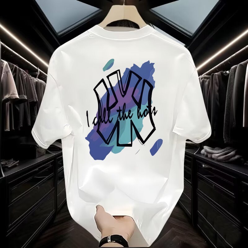 Graffiti ma manche courte blanche