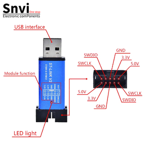 ST-LINK V2 STM8/STM32 Simulator Programmierer Stlink Downloader Line Burner Debugger - Product Image 2
