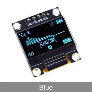 0,96-Zoll-OLED-Anzeigemodul SSD1306 I2C IIC SPI Serial 128 X64 LCD 4-poliges Yellow Blue White Blue für Arduino