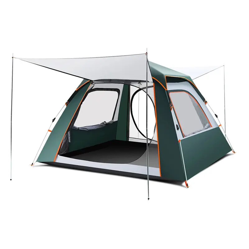 Tienda de campaña plegable con apertura automática para exteriores, carpa de acampada al aire libre, senderismo, pesca, 4 personas