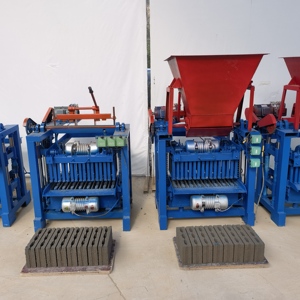 <strong>Fixed</strong> 4-35A Hopper Type Semi-<strong>automatic</strong> Hollow <strong>Block</strong> Brick Making <strong>Machine</strong> Equipped With Conveyor Belt Mixer Brick Making Line - Product Image 6