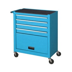带锁的小型电工可扩展蓝色工具箱 - Product Image 4