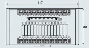 QMT016SL Terminal Block <strong>Module</strong> 32 Bit PLC <strong>Input</strong> and <strong>Output</strong> <strong>Module</strong> with Light Adapter Terminal Block PLC <strong>Relay</strong> Terminal Station - Product Image 5