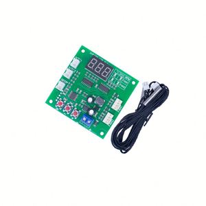 DC 12V 2 CH PWM Digital DC Motor controlador de velocidad ventilador termostato interruptor de Control de temperatura Sensor de temperatura Zumbador - Product Image 2