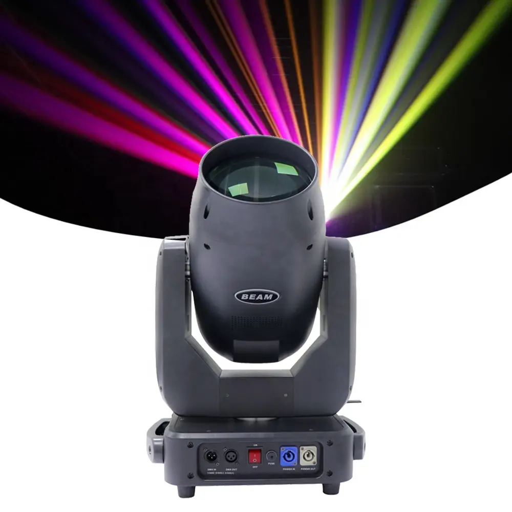 Сценический световой луч с подвижной головкой Dmx 512 Rgbw для диджея с активированным звуком