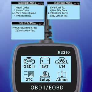 Car Check Engine <strong>Code</strong> Readers and Reset Tool Auto OBDII <strong>EOBD</strong> Diagnostic Scan Tool for All Vehicles After 1996 - Product Image 5