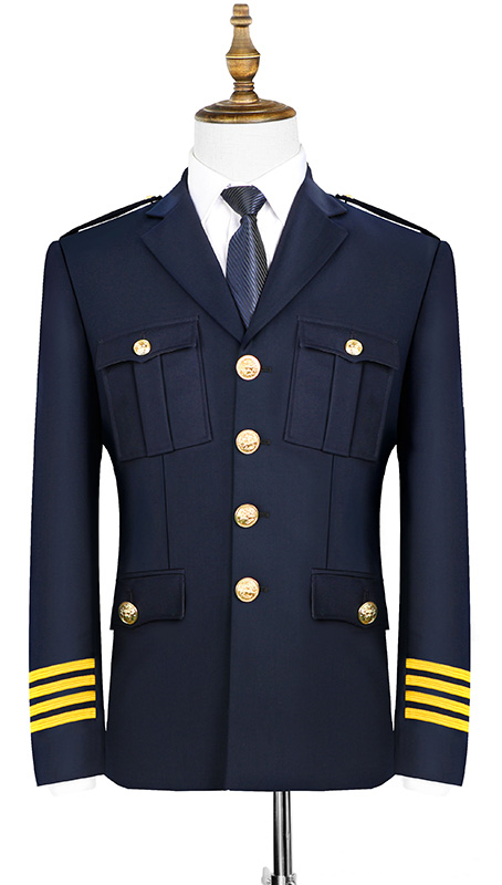 Manteau bleu foncé