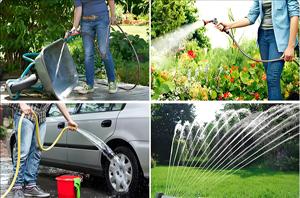 Chinese Factory 30m 3 or 5 Layer <strong>1</strong>/2 5/8 3/4 <strong>1</strong>&quot; PVC Reinforced Garden <strong>Hose</strong> for Home Gardening Irrigation Car Washing