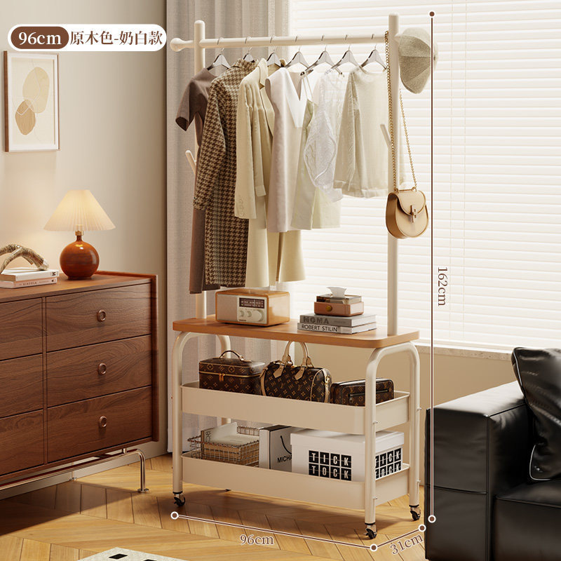 Light-colored wood grain board, 96cm - natural wood color, off-white.