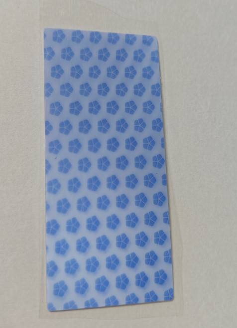 Fondo blanco Texto azul