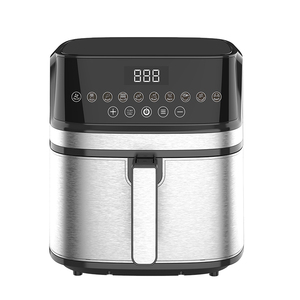 8L Digital <strong>Control</strong> Adjustable <strong>Temperature</strong> <strong>and</strong> <strong>Timer</strong> Air Fryer with Metal Inner Cavity for Healthy Cooking - Product Image 6