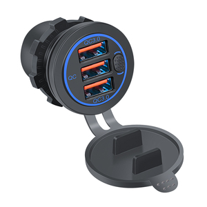 PD Fast Charging 12V Input 5V 4.2A Dual Usb Car <strong>Charger</strong> Waterproof <strong>Charger</strong> for Triumph Tiger 800 Xc Bmw R1200Rt - Product Image 2