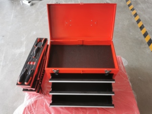 CE多用途3抽屉工具储物盒空金属便携式储物盒