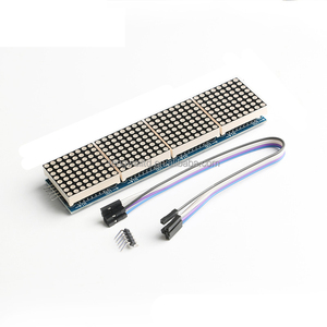 MAX7219 LED-Punkt matrix modul 1/2/4/8 Digitalröhren-Mikrocontroller-Steuer modul Für Arduino DIY