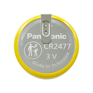 <strong>Panasonic</strong> CR2477 With Solder Leg Suitable for Rice Cooker Digital Display Motherboard 3V Button Battery - Product Image 1