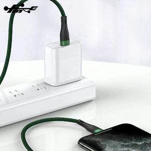 深圳标准1m编织尼龙USB C数据充电线微型充电器套装3A快速充电适用于iPhone 15 PD 100W金属USB - Product Image 5
