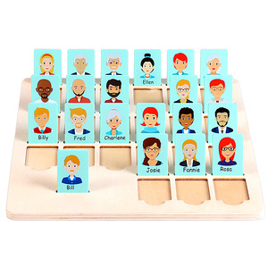 Hot Selling Character guess who <strong>I</strong> Am Board <strong>Game</strong> Children's Intellectual and Logical Development Training - Product Image 6