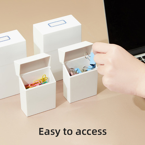 新款家用加厚塑料透明储物盒简单翻盖设计，方便收纳 - Product Image 6