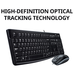 Original negro Logitech MK121P Home Office Notebook Universal con cable Usb impermeable ordenador ratón y teclado conjunto - Product Image 3