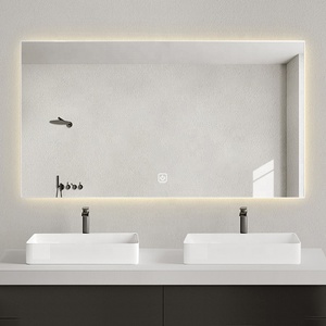 Bollen framework chống sương mù sang trọng thông minh Màn hình cảm ứng LED trở lại ánh sáng Gương phòng tắm - Product Image 2